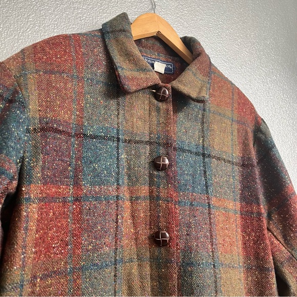 Norton McNaughton Vintage Wool Plaid Jacket - Picture 5 of 8